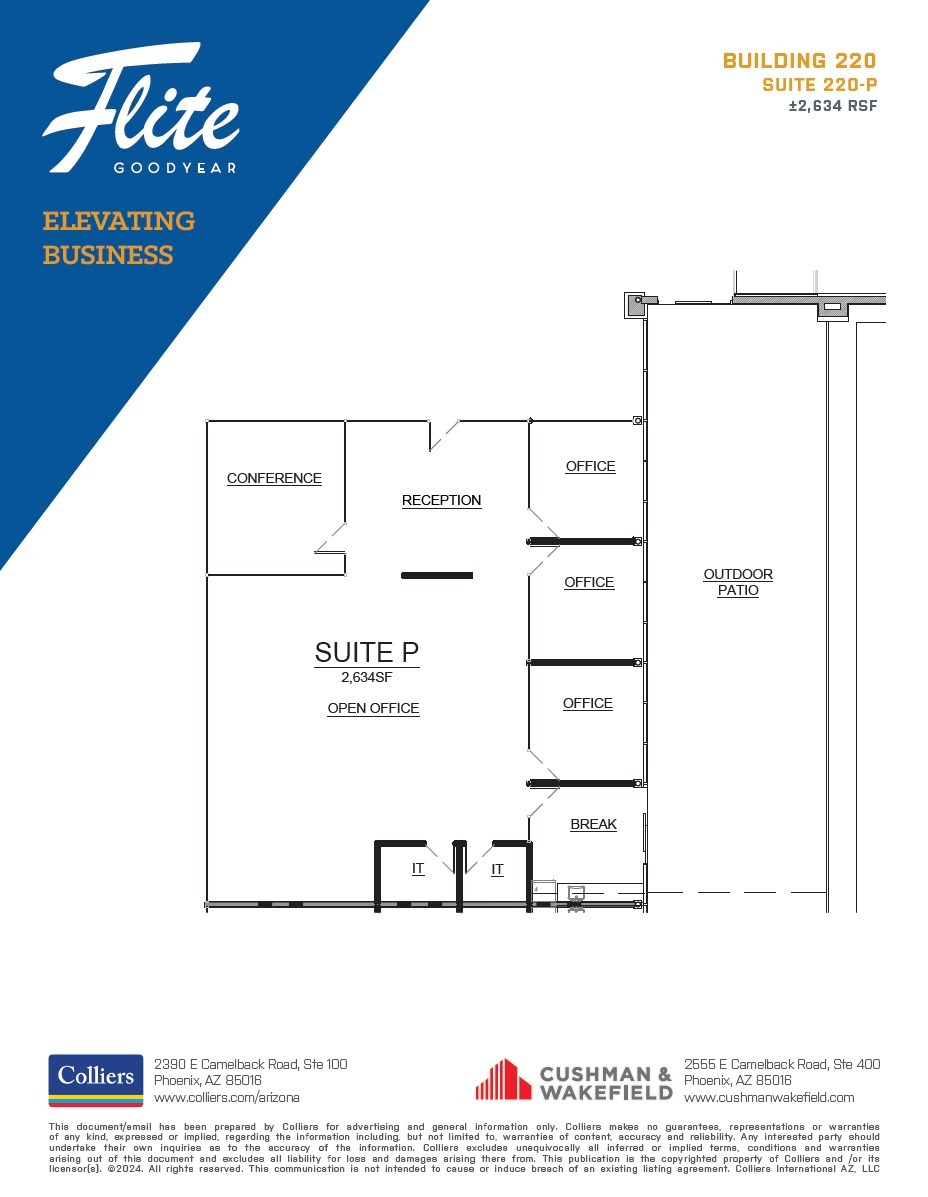 1300 S Litchfield Rd, Goodyear, AZ à louer Plan d  tage- Image 1 de 6