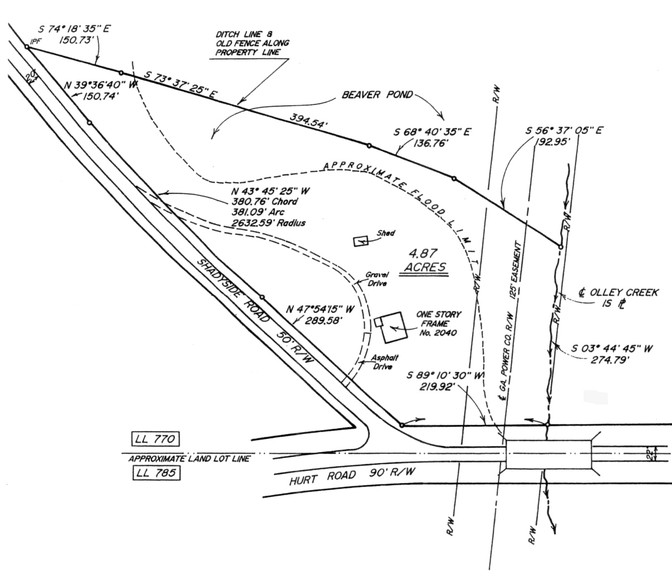 2040 Hurt Rd SW, Marietta, GA à vendre - Plan cadastral - Image 1 de 1