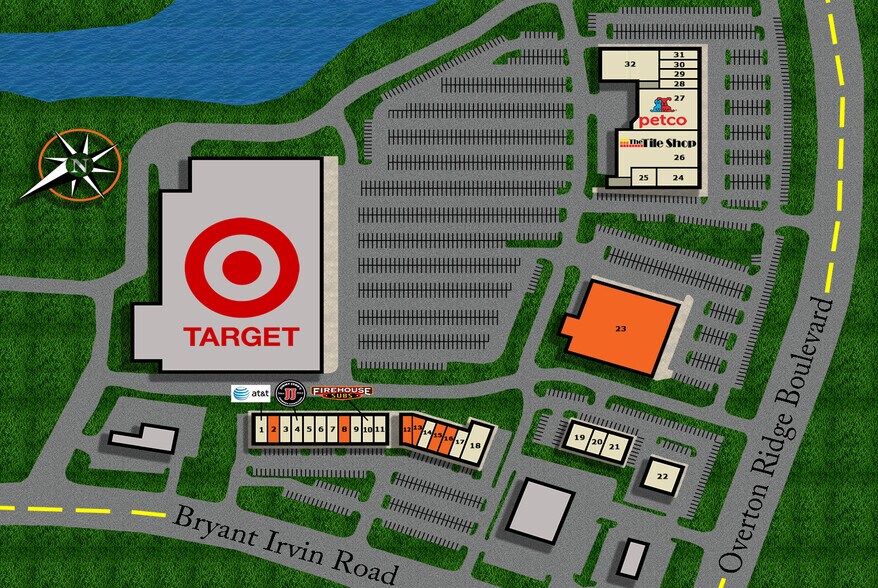 4801 Bryant Irvin Rd, Fort Worth, TX à louer - Plan de site - Image 2 de 2