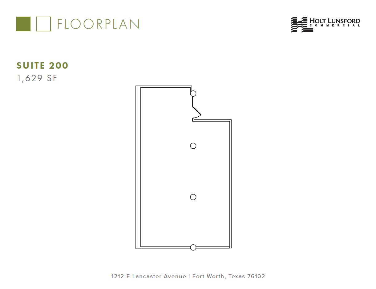 1212 E Lancaster Ave, Fort Worth, TX for lease Floor Plan- Image 1 of 1