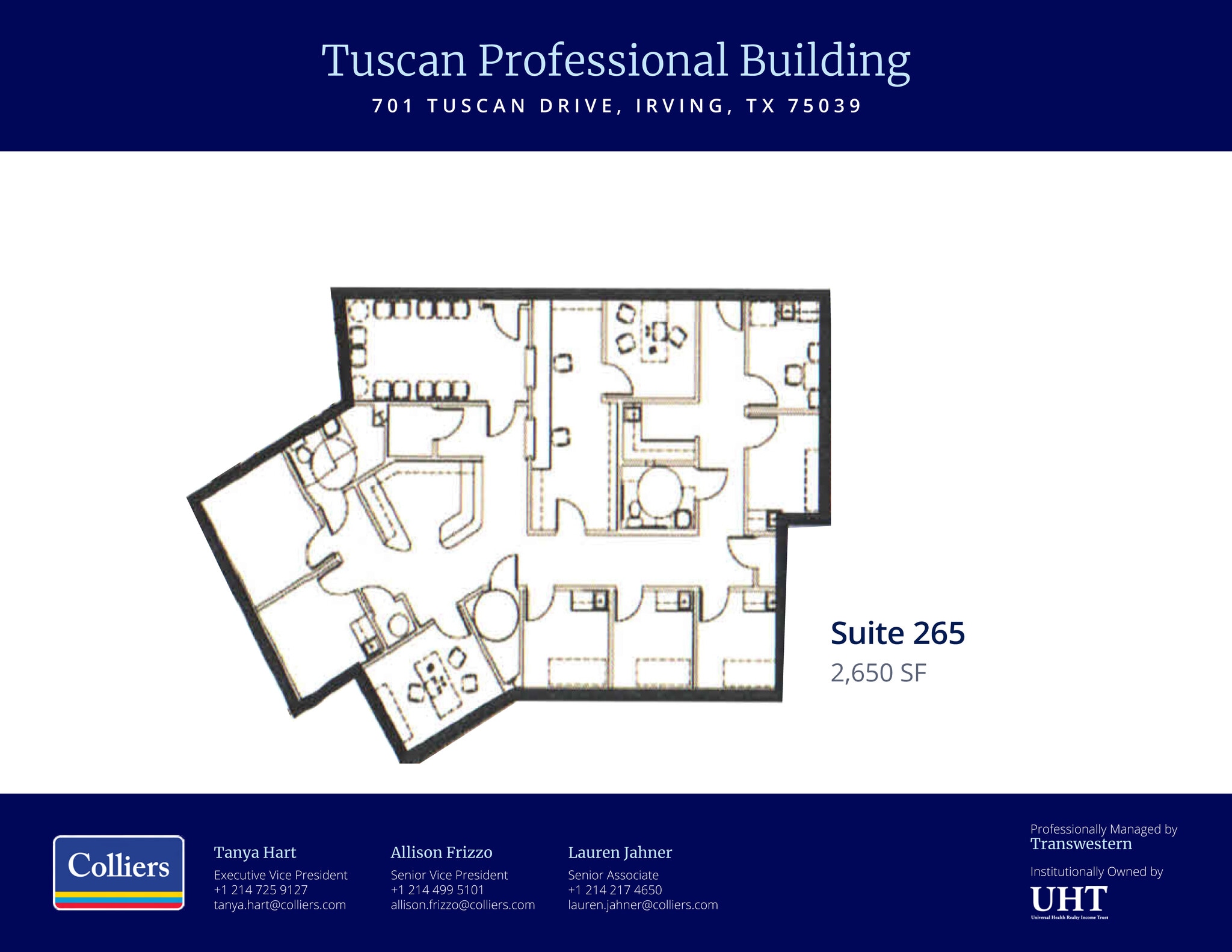 701 Tuscan Dr, Irving, TX for lease Floor Plan- Image 1 of 1