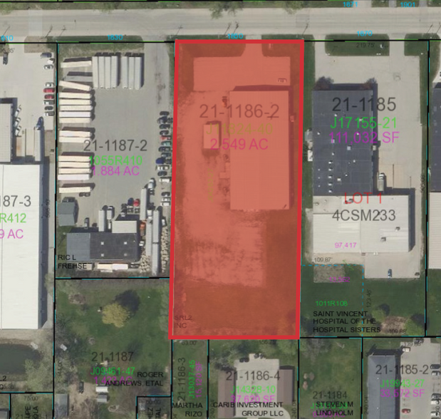 1850 Cofrin Dr, Green Bay, WI for lease - Plat Map - Image 2 of 18