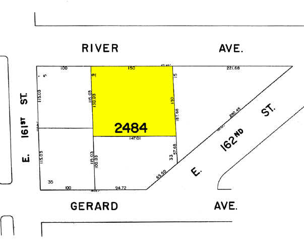 880 River Ave, Bronx, NY à louer - Plan cadastral - Image 2 de 5