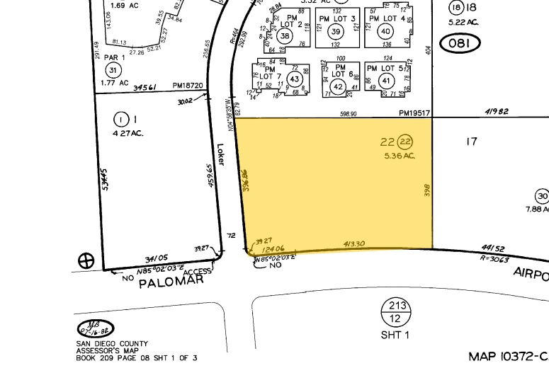 2701 Loker Ave W, Carlsbad, CA à louer - Plan cadastral - Image 2 de 20