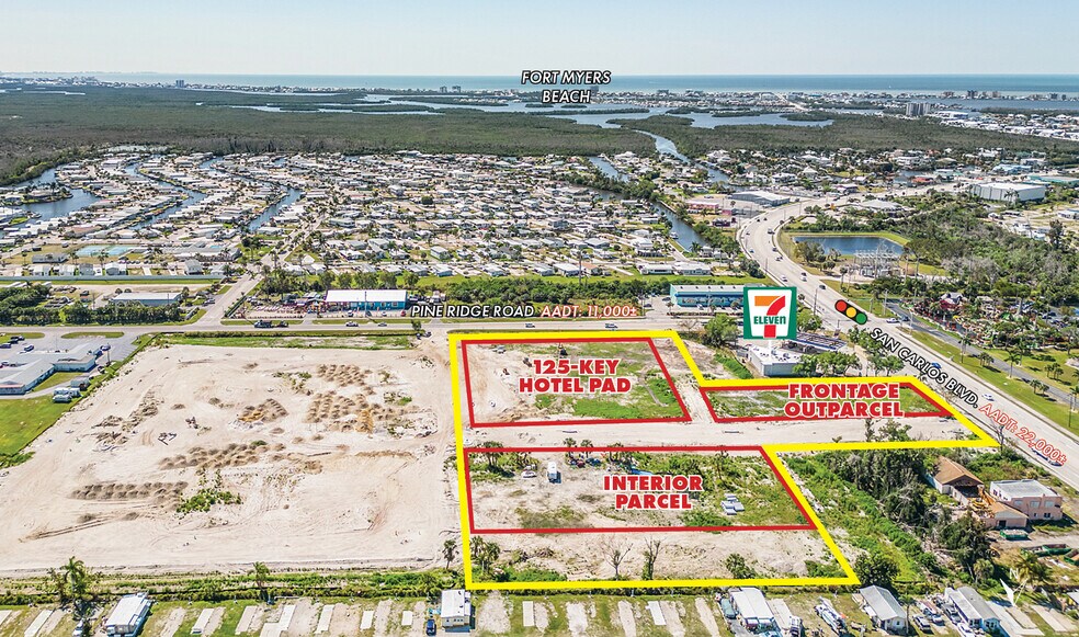 17365 San Carlos Blvd, Fort Myers, FL à vendre - Aérien - Image 3 de 14