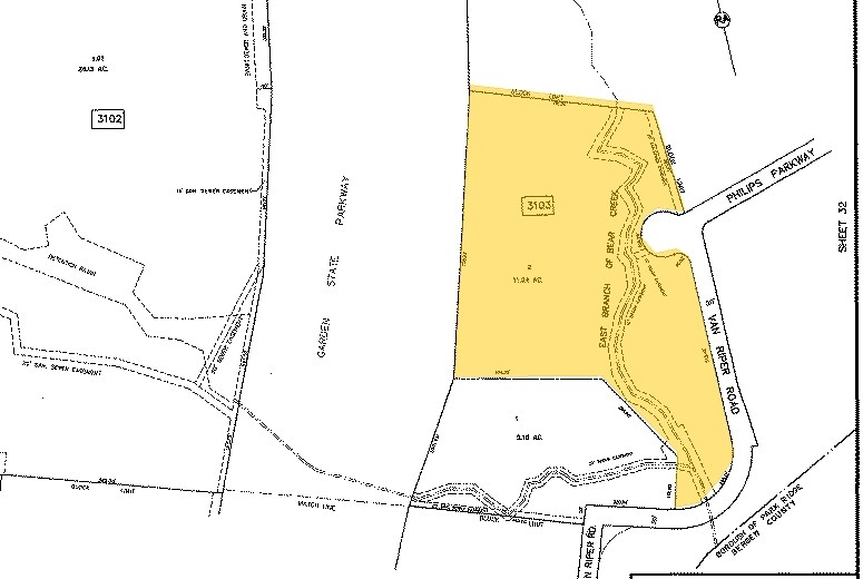 100 Philips Pky, Montvale, NJ à vendre - Plan cadastral - Image 2 de 6