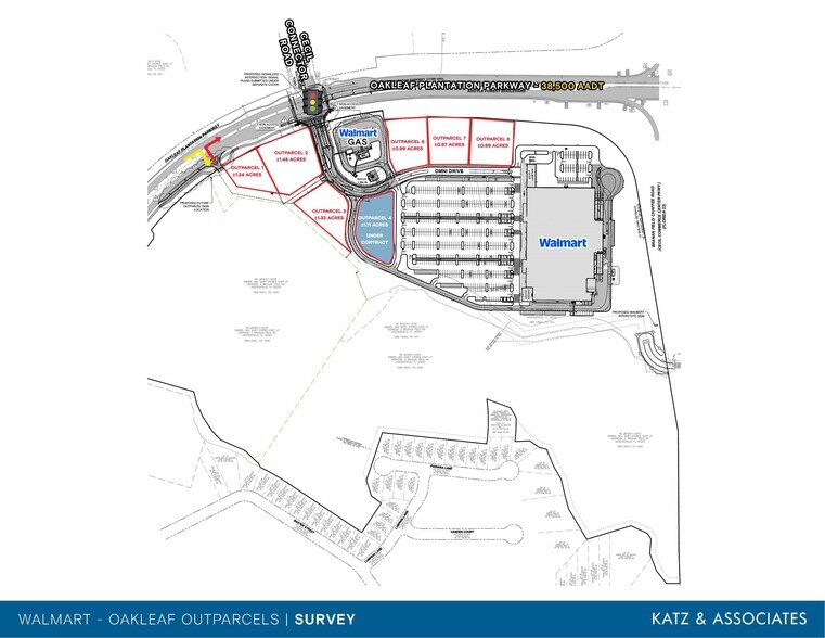 SWC Oakleaf Plantation Pky & Cecile Commerce Center Pk, Jacksonville, FL à louer - Photo du bâtiment - Image 2 de 4