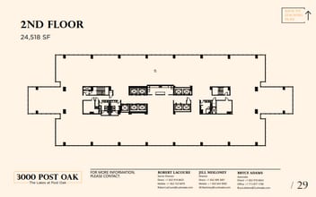 3000 Post Oak Blvd, Houston, TX for lease Floor Plan- Image 1 of 1