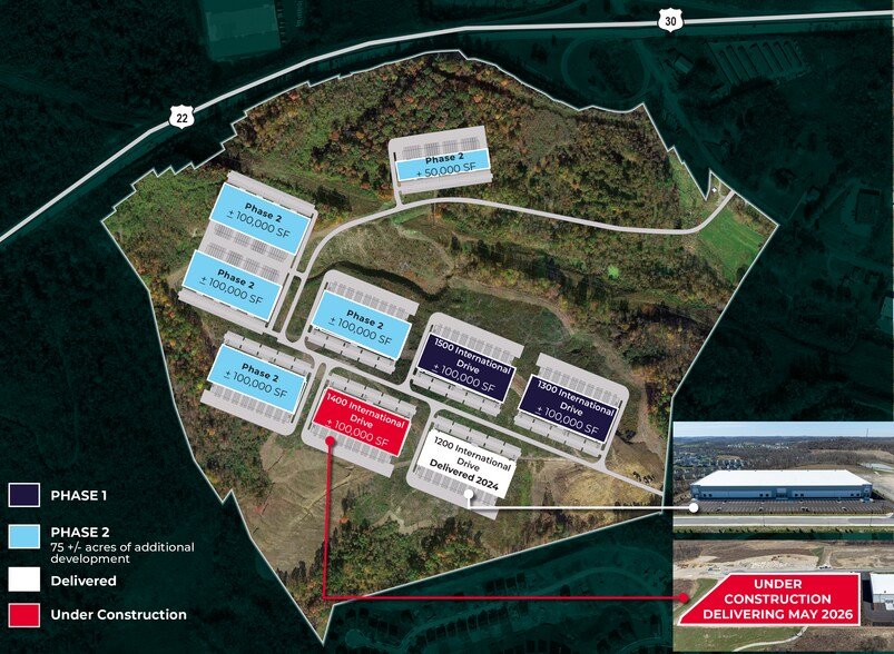 1400 International Dr, Oakdale, PA 15071, Oakdale, PA à vendre - Photo du bâtiment - Image 2 de 5