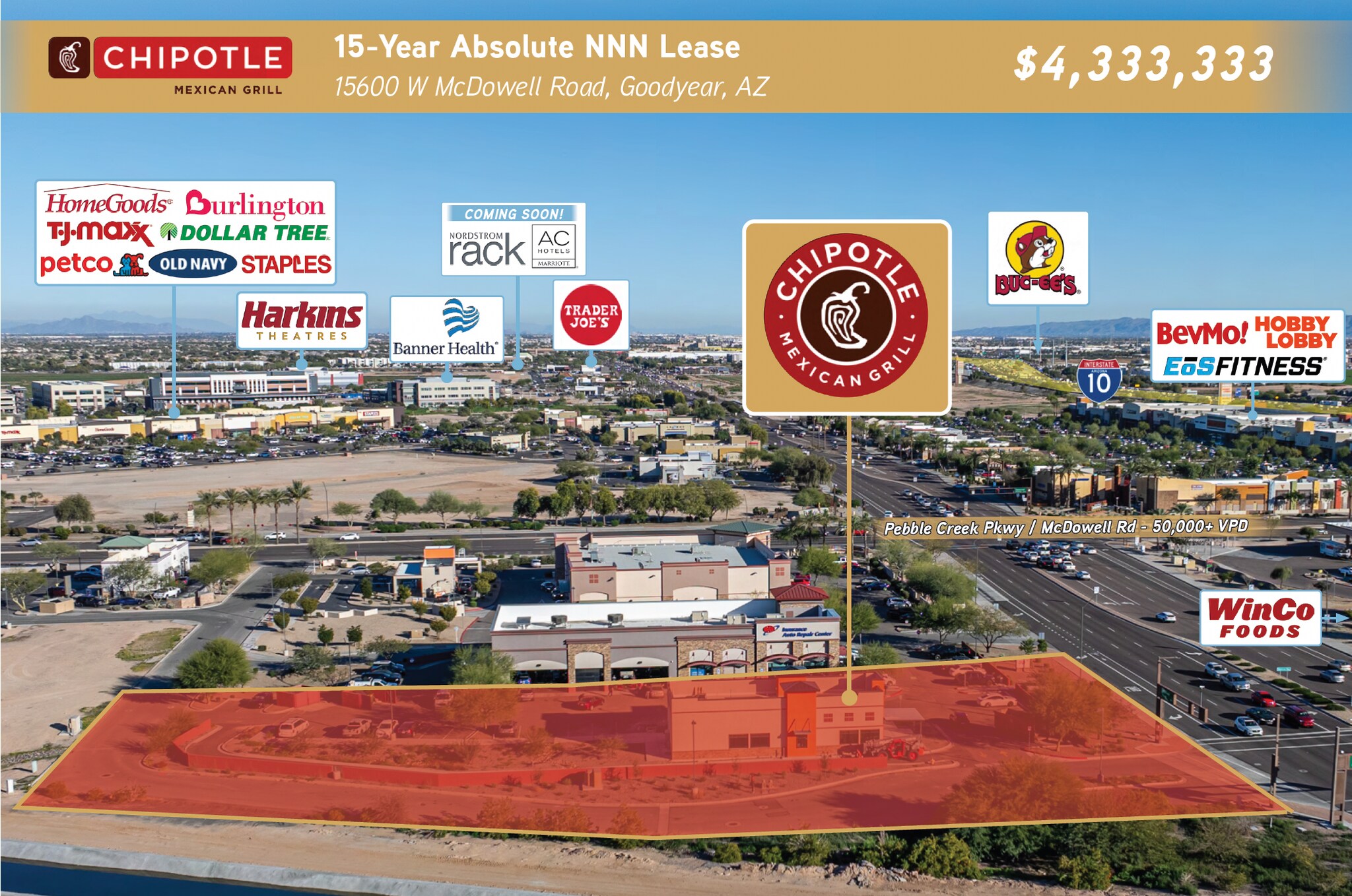 15600 McDowell rd, Goodyear, AZ à vendre Photo principale- Image 1 de 6