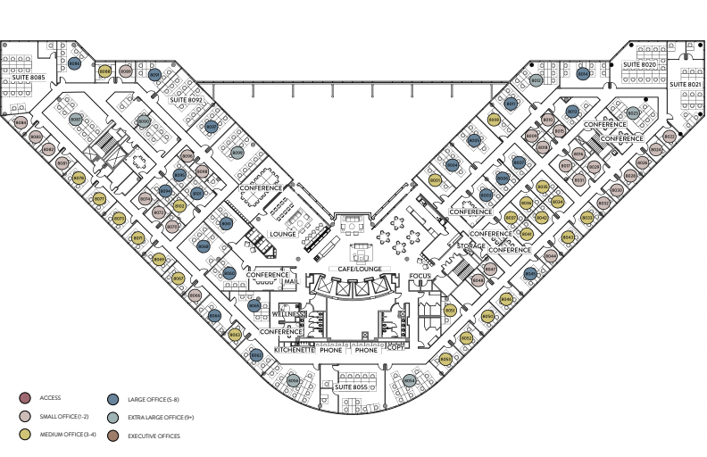 1 Concourse Pky NE, Atlanta, GA à louer Plan d’étage- Image 1 de 9