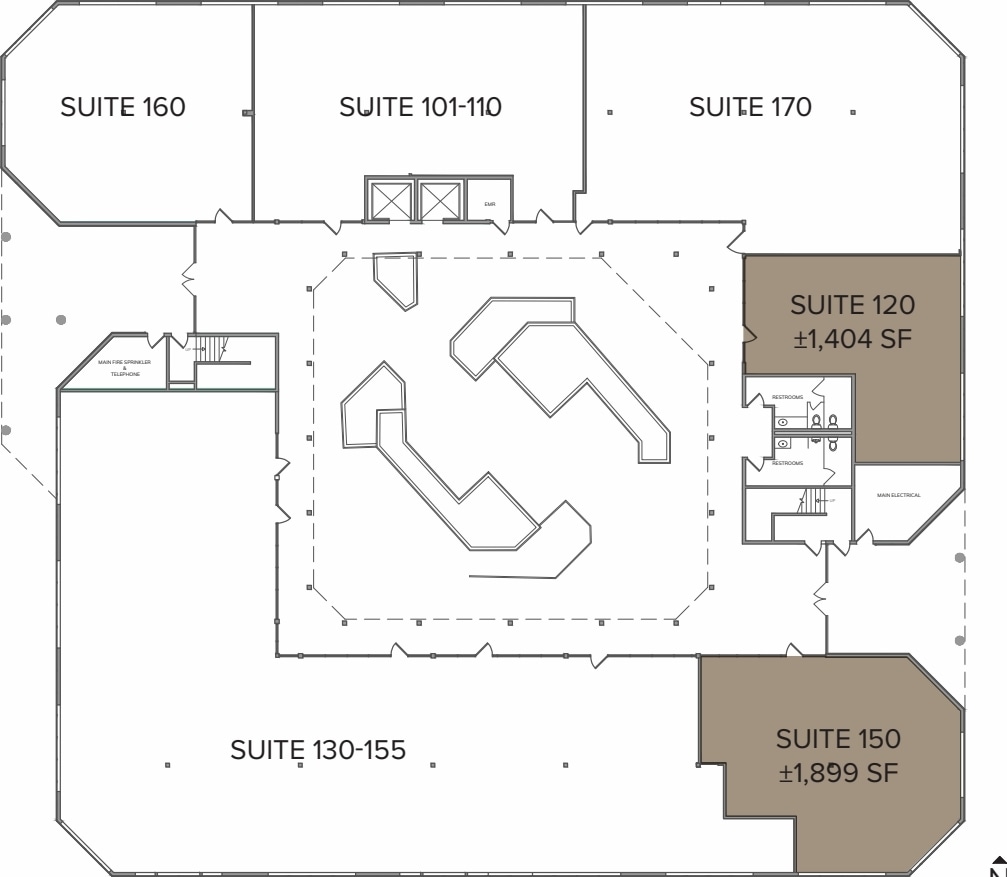 1401 N Tustin Ave, Santa Ana, CA for lease Floor Plan- Image 1 of 4