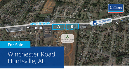 1731 Winchester Rd, Huntsville, AL - aerial  map view - Image1