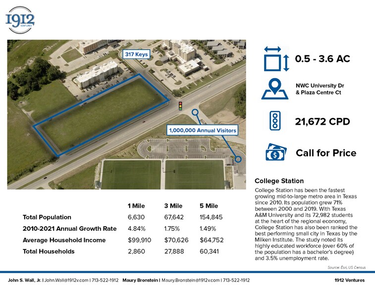 3071 University, College Station, TX à vendre - Photo du bâtiment - Image 3 de 8