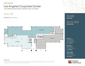 1200 Corporate Center Dr, Monterey Park, CA à louer Plan d  tage- Image 2 de 2