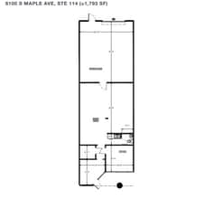 6105 S Ash Ave, Tempe, AZ à louer Plan d’étage- Image 1 de 1