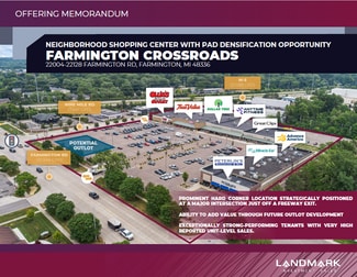 Plus de détails pour 22054-22128 Farmington Rd, Farmington Hills, MI - Commerce de détail à vendre