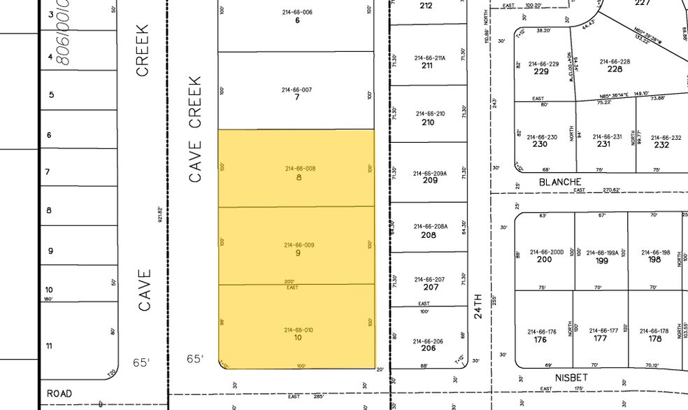 15001-15019 N Cave Creek Rd, Phoenix, AZ à louer - Plan cadastral - Image 2 de 7