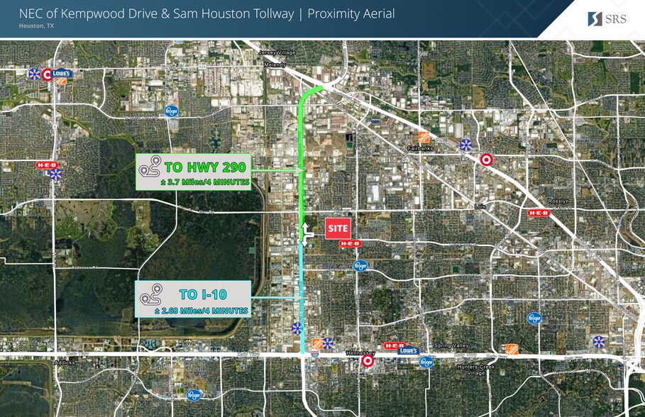 West Sam Houston Parkway North at Kempwood Drive, Houston, TX à vendre - Photo du bâtiment - Image 2 de 2