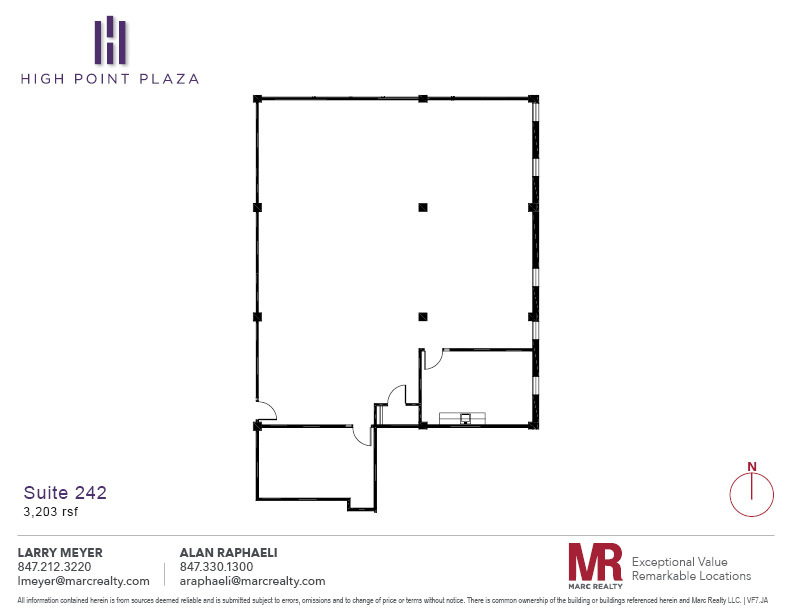 4415 W Harrison St, Hillside, IL for lease Floor Plan- Image 1 of 5