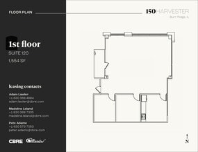 150 Harvester Dr, Burr Ridge, IL for lease Floor Plan- Image 1 of 1