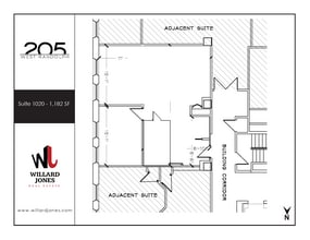205 W Randolph St, Chicago, IL à louer Plan d’étage- Image 1 de 5