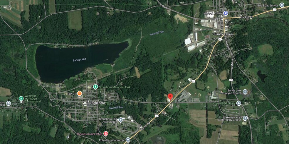 2447 Mercer St, Stoneboro, PA à louer - Aérien - Image 3 de 3