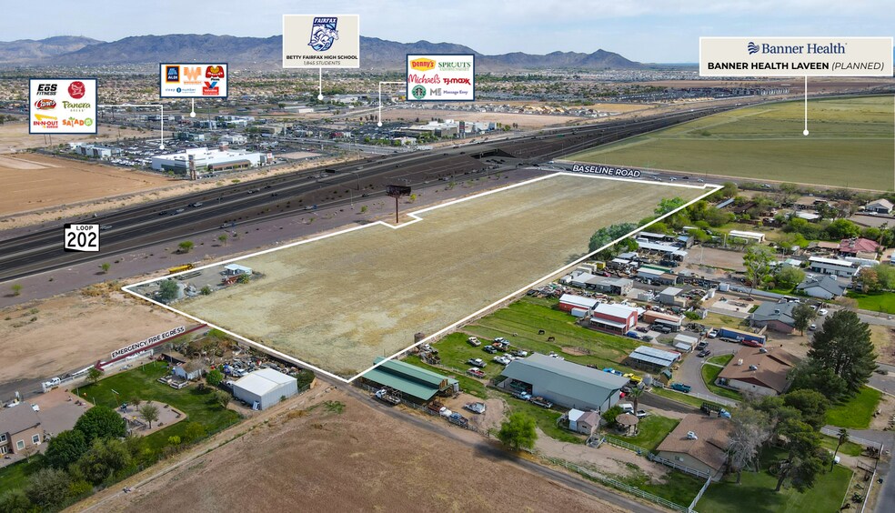 Loop 202 & Baseline, Laveen, AZ à vendre - Aérien - Image 2 de 5