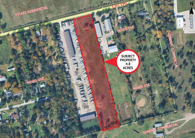 Plus de détails pour 301 W Archer Rd, Baytown, TX - Terrain à vendre