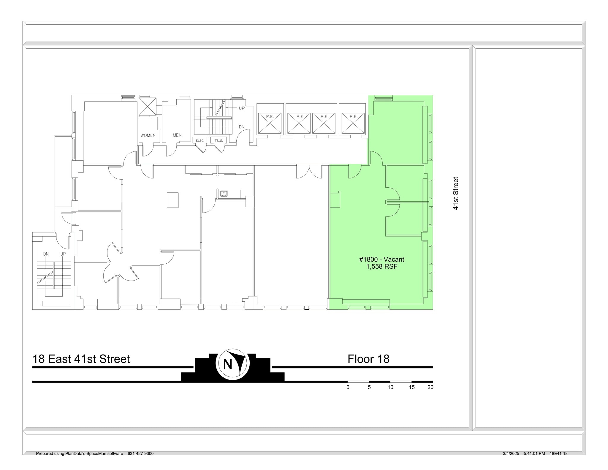 18 E 41st St, New York, NY for lease Floor Plan- Image 1 of 1