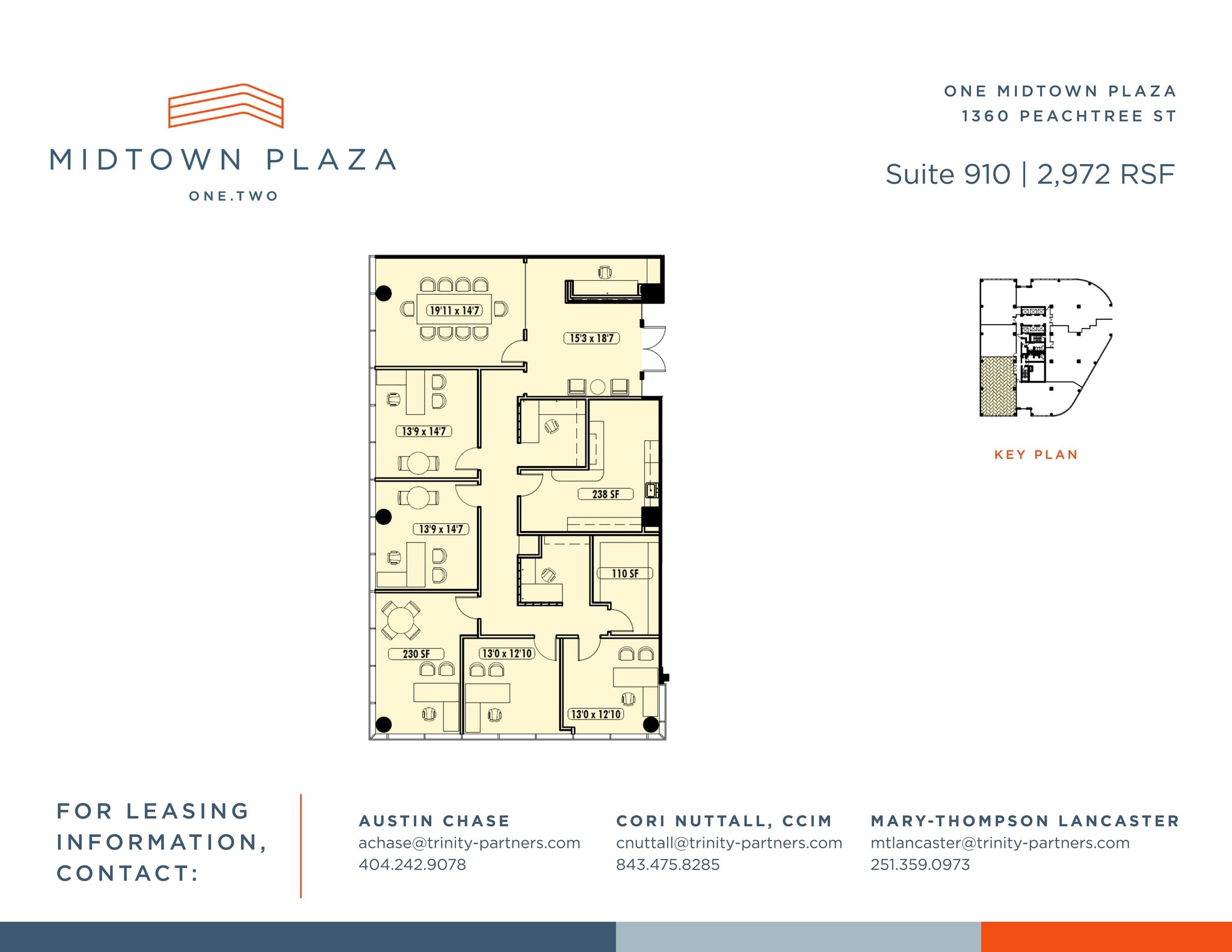 1360 Peachtree St NE, Atlanta, GA à louer Plan de site- Image 1 de 1