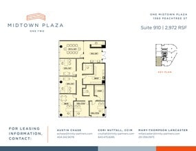 1360 Peachtree St NE, Atlanta, GA à louer Plan de site- Image 1 de 1