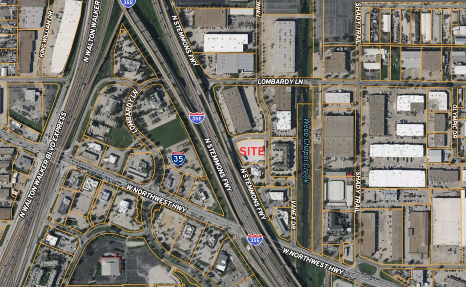 10341 N Stemmons Freeway, Dallas, TX à vendre - Aérien - Image 2 de 3