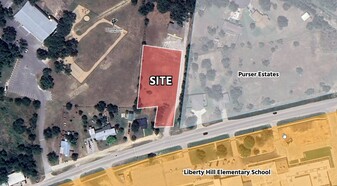 Downtown Commercial Land in Liberty Hill - Owner Financed Property