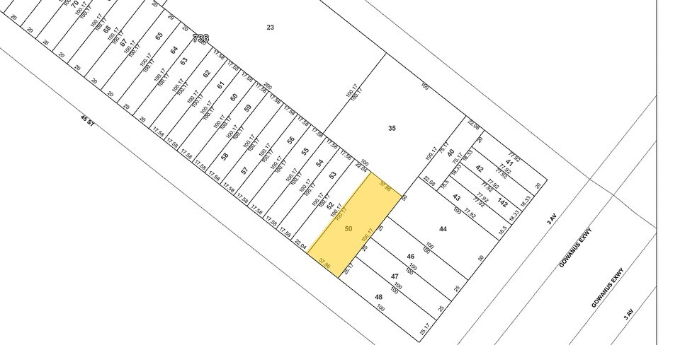 267 45th St, Brooklyn, NY à vendre - Plan cadastral - Image 2 de 4