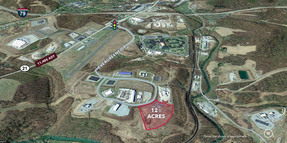 11001 Evergreene Dr, Waynesburg, PA à louer - Aérien - Image 2 de 2