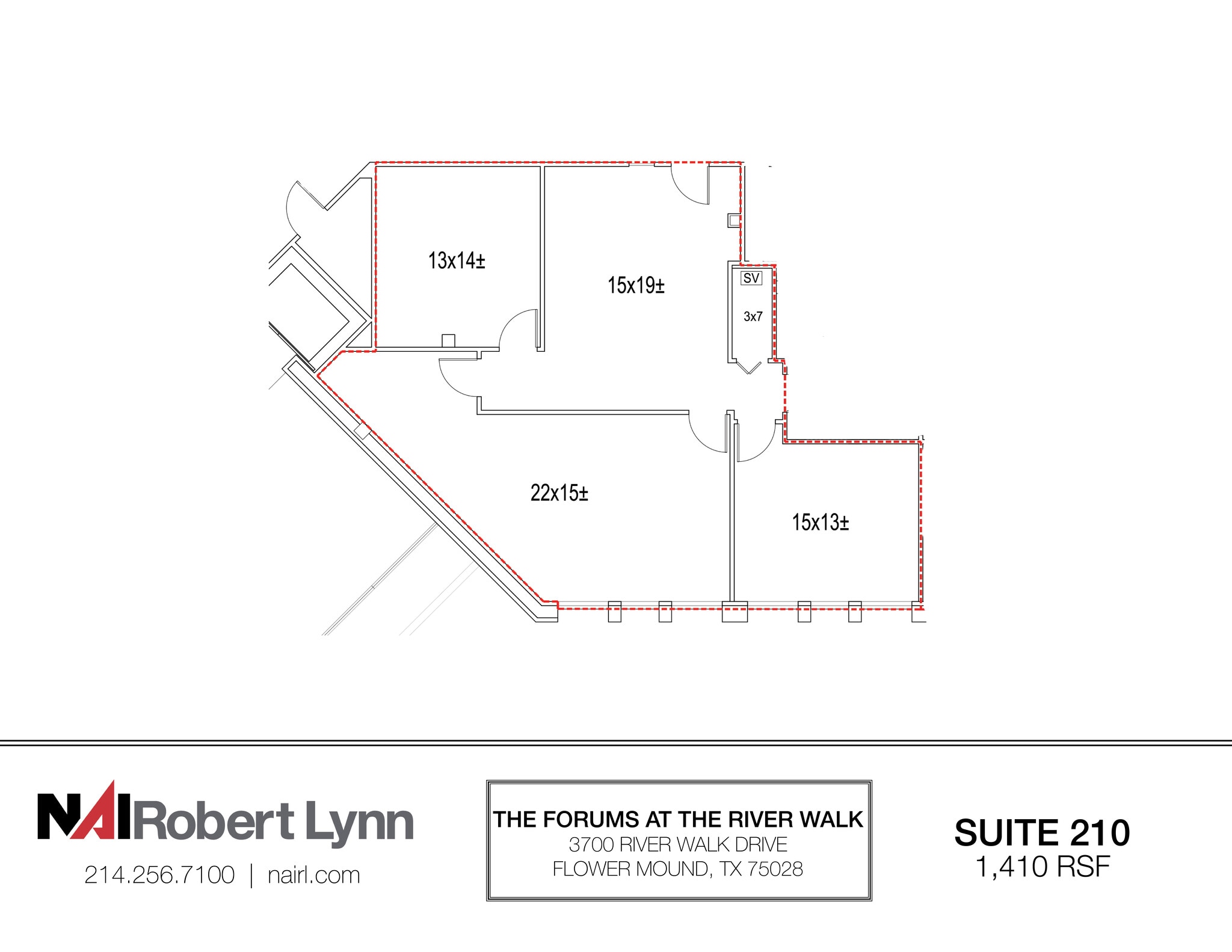 3700 River Walk Dr, Flower Mound, TX à louer Plan d’étage- Image 1 de 1