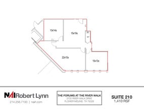 3700 River Walk Dr, Flower Mound, TX à louer Plan d’étage- Image 1 de 1