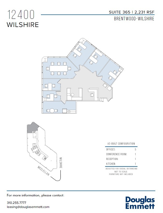 12400 Wilshire Blvd, Los Angeles, CA à louer Plan d  tage- Image 1 de 1