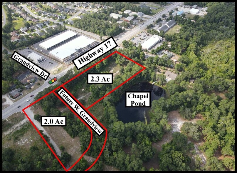 16001 Highway 17, Hampstead, NC à vendre - Aérien - Image 1 de 1