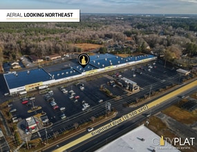 721-729 N Brightleaf Blvd, Smithfield, NC - Aérien  Vue de la carte - Image1