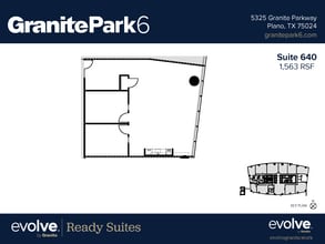 5525 Granite Parkway, Plano, TX for lease Floor Plan- Image 1 of 2
