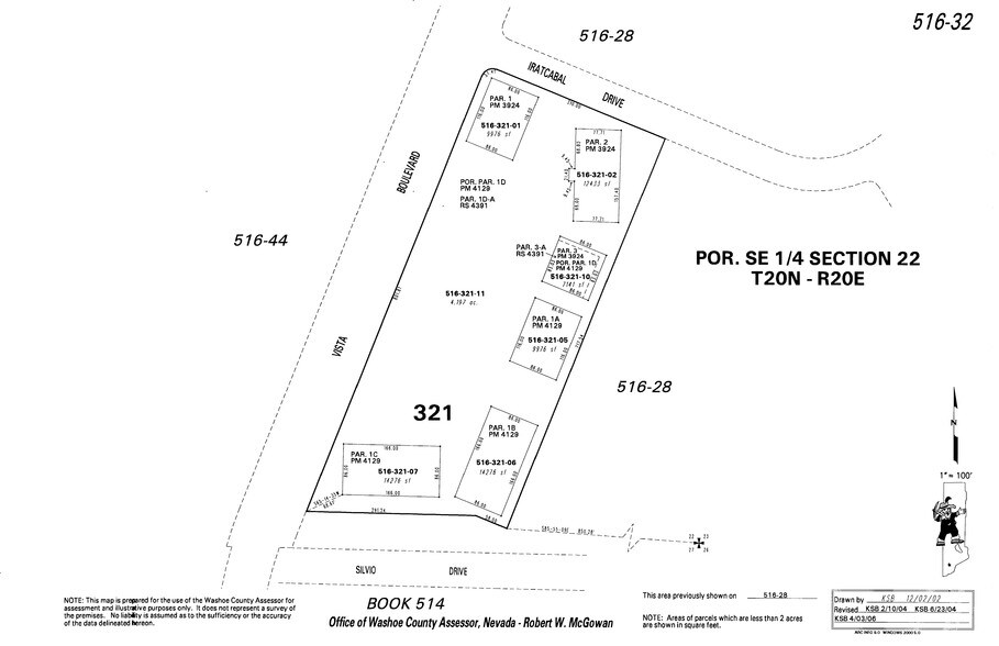 4830 Vista Blvd, Sparks, NV à vendre - Plan cadastral - Image 3 de 6