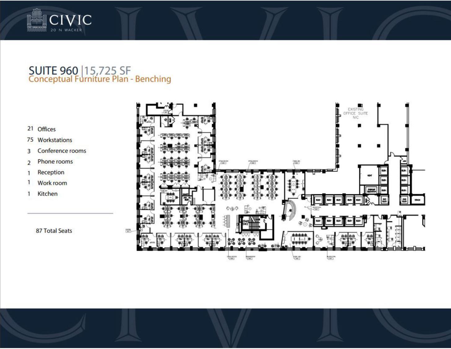 20 N Wacker Dr, Chicago, IL for lease Floor Plan- Image 1 of 1