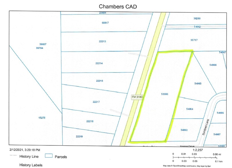 COM RES 2 FM 3180, Mont Belvieu, TX for sale - Plat Map - Image 1 of 5