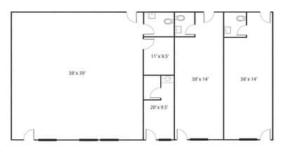 7669 Confederate Park Rd, Fort Worth, TX for lease Floor Plan- Image 1 of 1