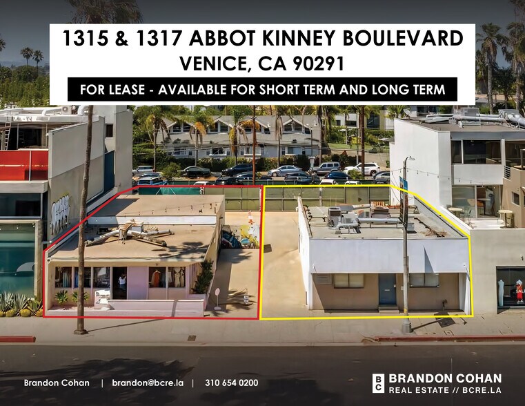 1315-1317 Abbot Kinney Blvd, Venice, CA à louer - Photo du bâtiment - Image 1 de 11