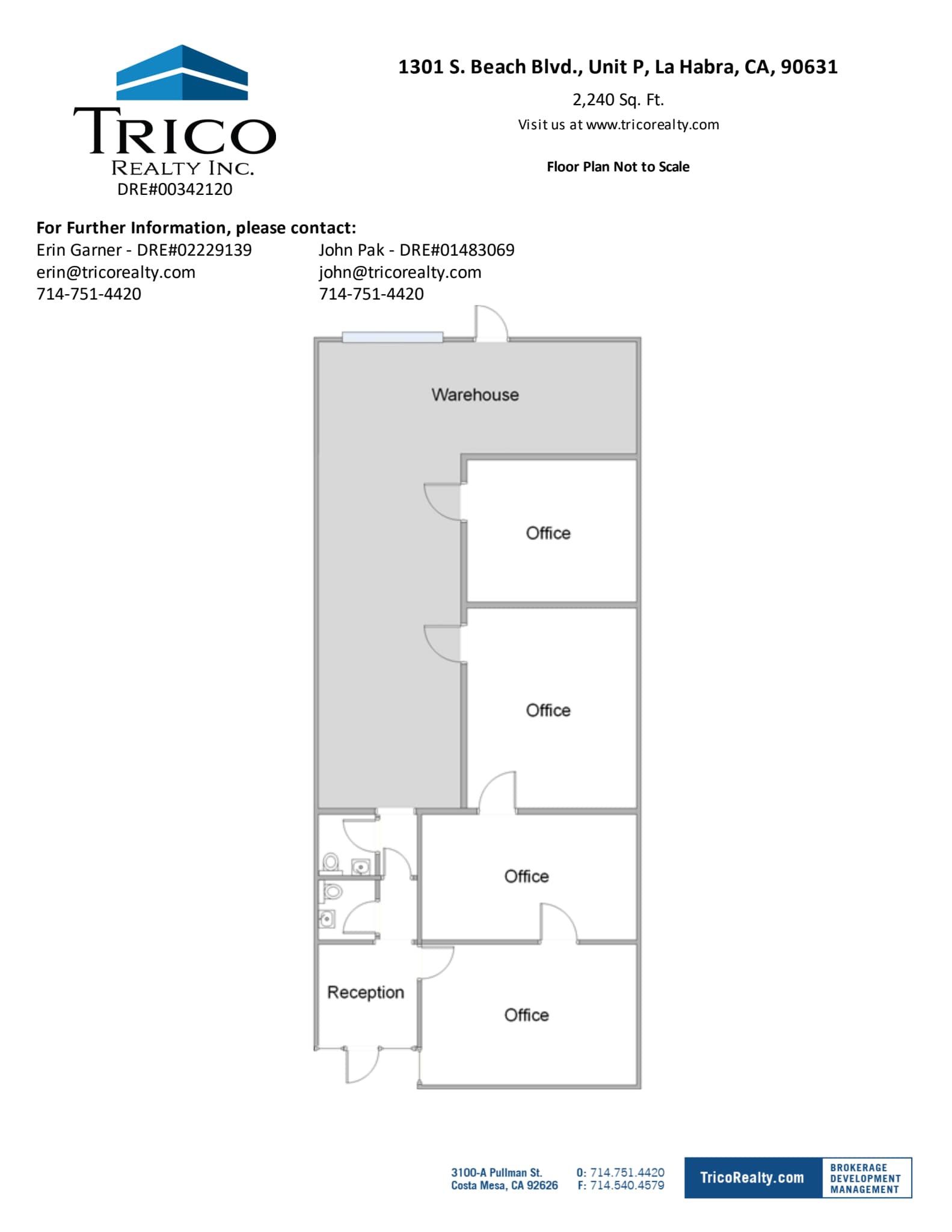 1251-1401 S Beach Blvd, La Habra, CA for lease Floor Plan- Image 1 of 1