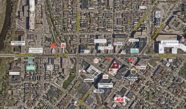 1515 E North Ave, Milwaukee, WI - AÉRIEN  Vue de la carte