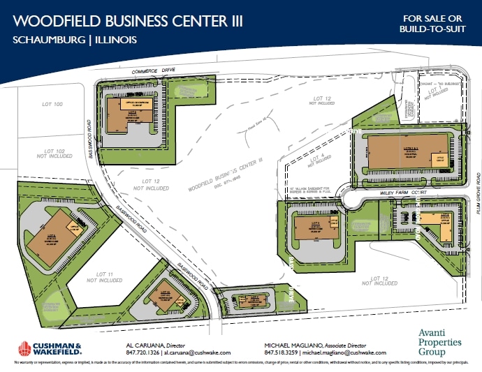 N Plum Grove & Wiley Farm Ct, Schaumburg, IL for sale - Site Plan - Image 3 of 4